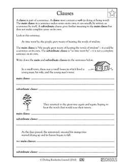 Free printable 4th grade writing Worksheets, word lists and activities