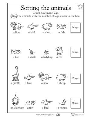 Kindergarten math worksheets slide show - Worksheets and Activities