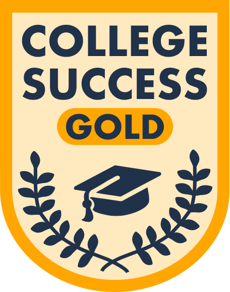 College Success Award - Gold Badge