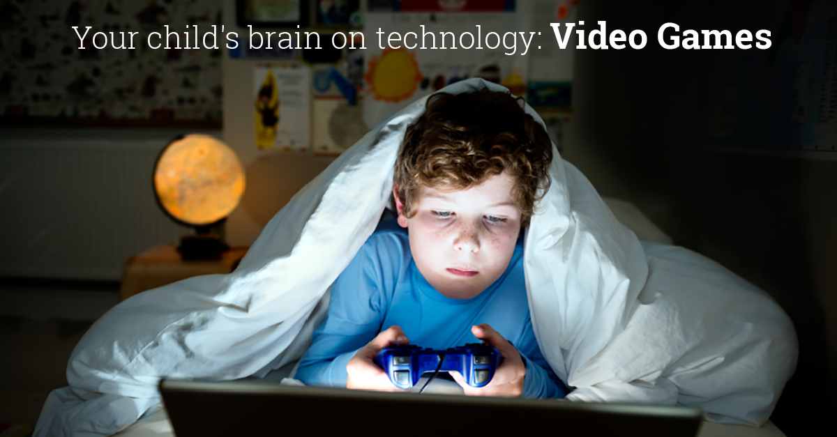 Effects of video games on a child's brain