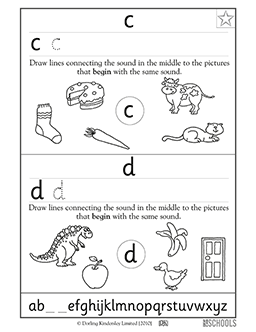 Practicing letters c and d | 1st grade, Kindergarten, Preschool Reading,  Writing Worksheet | GreatSchools