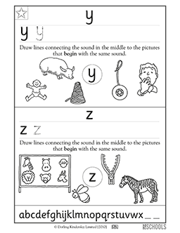 Practicing Letters Y And Z | 1St Grade, Kindergarten, Preschool Reading,  Writing Worksheet | Greatschools