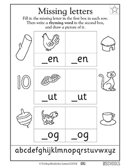 Free Printable Preschool Writing Worksheets Word Lists And