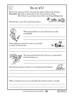 worksheets for 4th grade writing