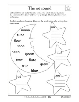 Kindergarten Worksheets, word lists and activities. | Page 36 of 41