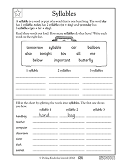 1st grade reading Worksheets, word lists and activities. | Page 6 of 10