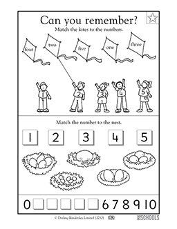 learning 1 5 part 2 kindergarten preschool math worksheet greatschools