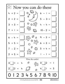 For kindergarten worksheets math Free kindergarten