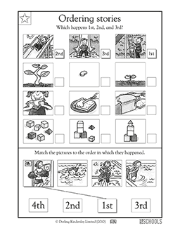 Story sequence | 1st grade Reading Worksheet | GreatSchools