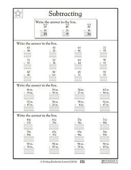 2nd grade Math Worksheets: Subtraction practice, part 5 ...