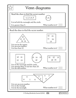 venn diagrams part 3 1st grade math worksheet greatschools