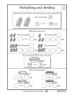multiplying and dividing by 10 3rd grade 1 3rd grade math worksheet greatschools