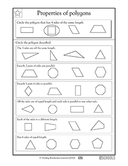 Properties of polygons, same-length sides | 3rd grade, 4th grade Math ...