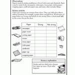 science Worksheets, word lists and activities. | Page 6 of 27