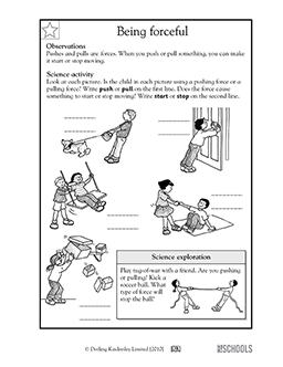 kindergarten science worksheets word lists and activities greatschools