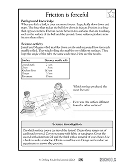 grade 3 friction worksheet