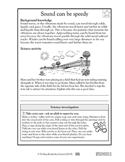 5th grade Science Worksheets: How sound travels | GreatSchools