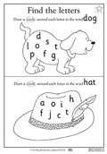 Finding-letters-dog-and-hat
