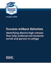Success without Selection report cover