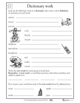 Third grade reading worksheet